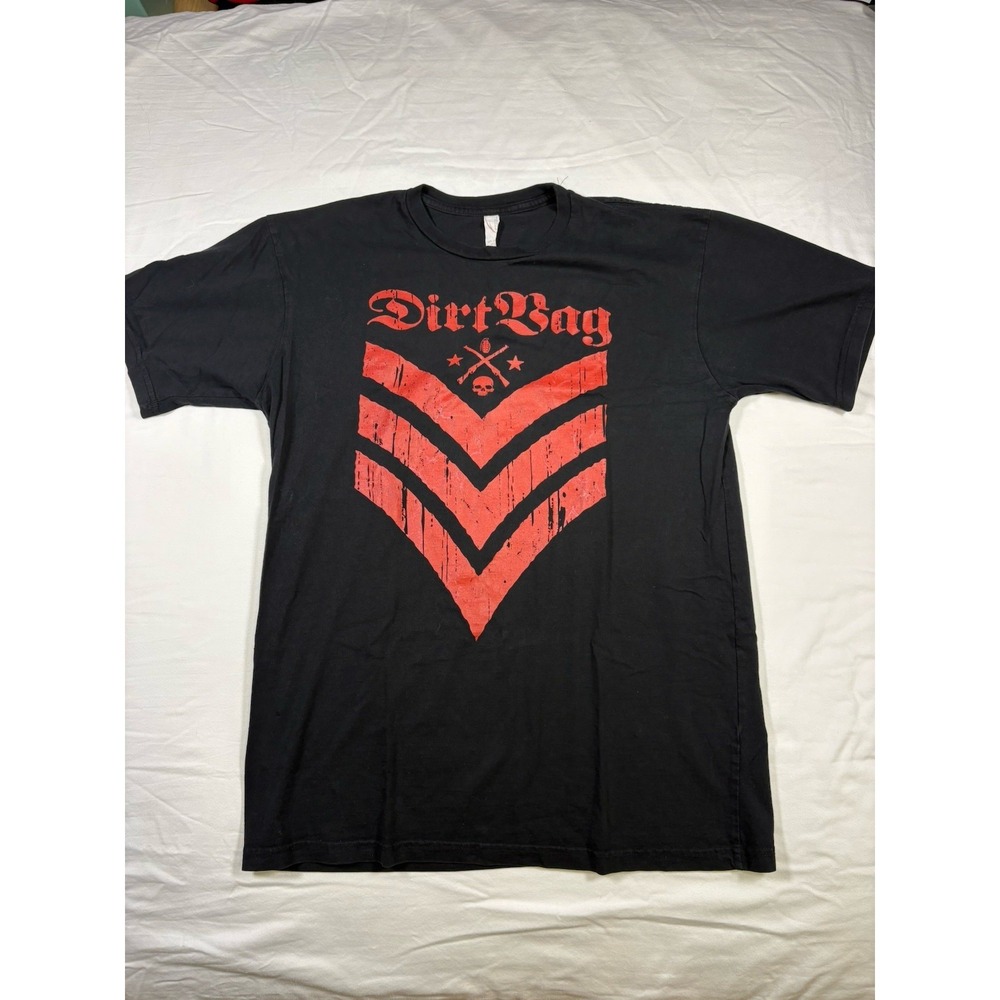 Dirtbag Sarge Tshirt Men's Graphic Tee Size Large Black